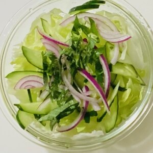 新玉ねぎの野菜サラダ